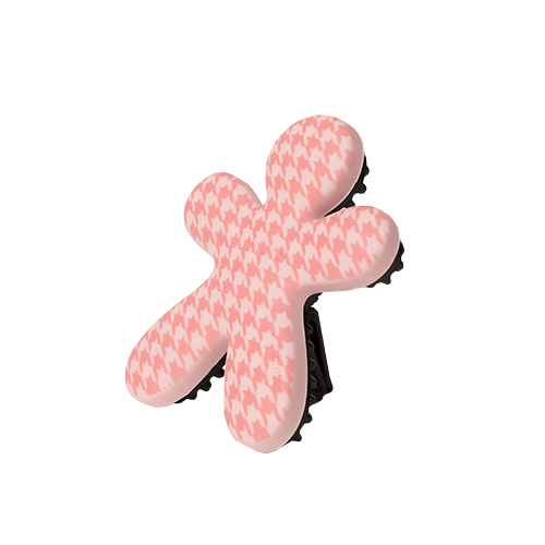 Pied de Poule Pink Peach & Rose