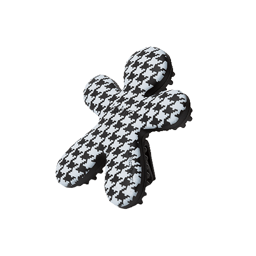 Pied de Poule B&W Black Orchid