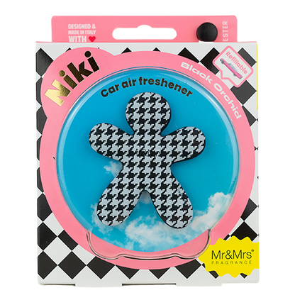 Pied de Poule B&W Black Orchid