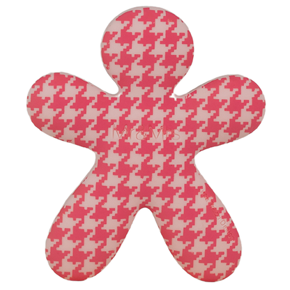 Pied de Poule Pink Peach & Rose