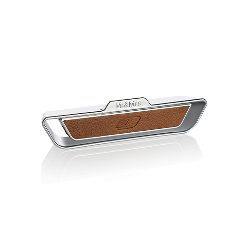 EVO Brown leather – Chrome Silver