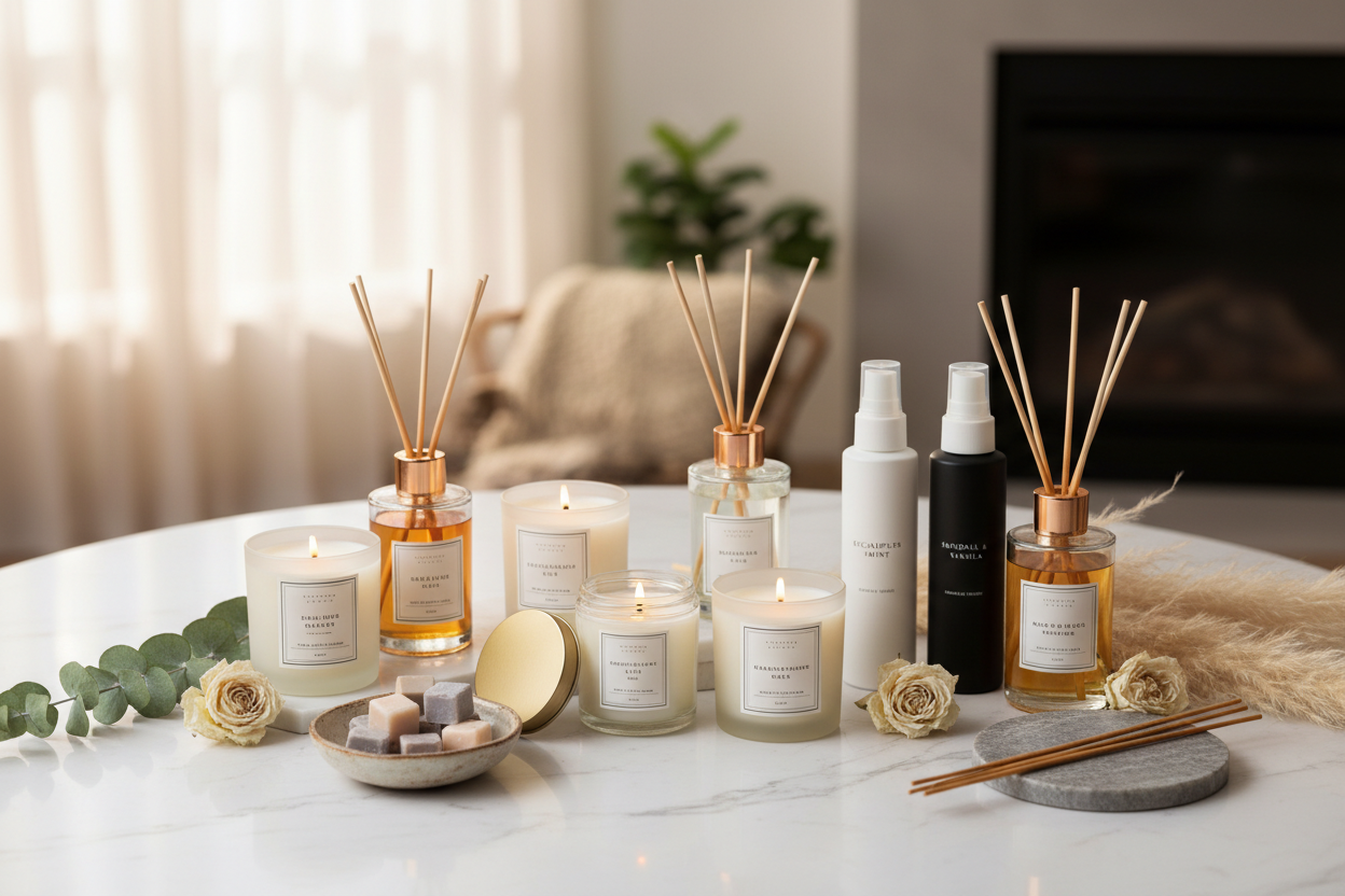 a common picture for all type of home fragrances