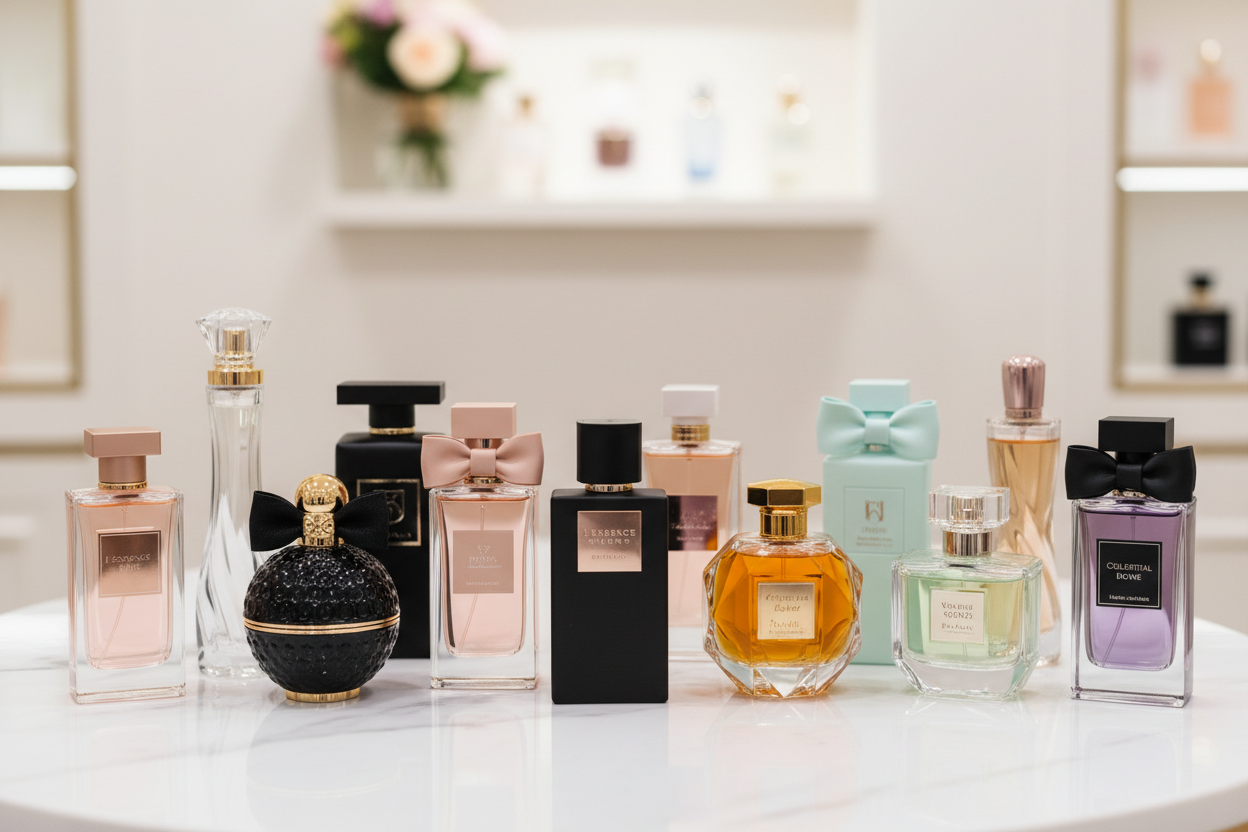 i want to generate image for showing all brands i meant perfume brands